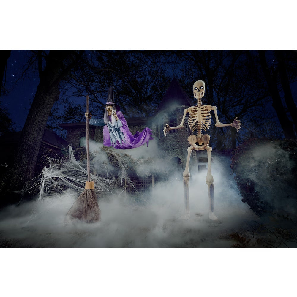 Mysticore™ 12-Ft Giant Animated Skeleton Halloween Decoration